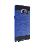 Wholesale Samsung Galaxy Note FE / Note Fan Edition / Note 7 Iron Shield Hybrid Case (Silver)